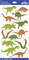 Multipack of 6 - Sticko Tiny Stickers - Dinosaur Silhouettes, 13pcs